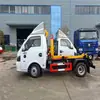 Marca Chengli Nacional Vi Dongfeng Tuyi Fabricante de Camión de Basura de Brazo de Gancho de 3 Metros Cúbicos Vende Camión de Recolección de Basura Sanitaria de 3 Metros Cúbicos