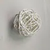 Estrella de Cinco Puntas de Ratán Bola de Ratán Anillo de Madera Decoración Festiva Decoración de Escaparate de Centro Comercial Adornos Colgantes Navideños Decoraciones Colgantes Artículos de Exhibición
