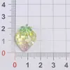 Brilho Cristal de Morango Brinquedo Alimentício Desenho Animado Acessórios DIY Feitos à Mão Cola de Creme Resina Peças Pequenas Materiais para Grampo de Cabelo