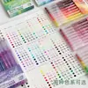 Set Completo de Bolígrafos Azules de Frutas para Diario 99/135/234 Colores Bolígrafos de Colores Morandi para Estudiantes Transfronterizos, Especiales para Tomar Notas y Dibujar