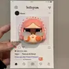 Bebê Chorando de Silicone Desenho Animado Fofo Adequado para Suporte Magnético Magsafe com Forte Adsorção e Airbag Retrátil para Desktop para Mulheres