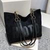 Bolso otoño e invierno bolso de mujer sentido 2022 nuevo estampado de letras superficie de lana pu bolso tote gran capacidad Bolso Grande