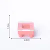 Móveis de sofá criativos para sala de casa de bonecas rosa, acessórios de decoração DIY para paisagem em miniatura, peças de exibição em miniatura
