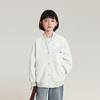 Uniforme de Béisbol Infantil Pudding Haru 2025 Otoño Nuevo Estampado de Letras de Dibujos Animados Chaqueta de Uniforme de Béisbol Holgada para Niños