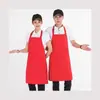 178 Estilos Avental de Trabalho Confortável Respirável Roupas para Trabalho em Grupo Loja de Chá com Leite Cafeteria Estampa Bordado Unissex