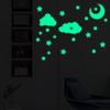 YG-323 Adesivos de Nuvens Transfronteiriças Estrelas Luminosas Quarto Infantil Adesivos de Parede Luminosos Criativos Adesivos de Parede Decorativos Fluorescentes