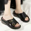 Sandalias de Verano para Mujer con Grulla de Almohada Blanca, Populares Super Elegantes con Cuña Plataforma Impermeable, Chanclas de Playa Antideslizantes Estilo Coreano para Mujer