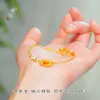 Pulseira de Caranguejo Estrela de Desenho Animado Pu Zuojiu Não Desbota em Ouro Nicho Simples Temperamento Doce Versátil Joias para Empilhar