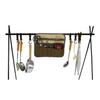 Canvas Picnic Camping Churrasco Piquenique Pendurado Louça Saco de armazenamento Espátula dobrável saco de armazenamento portátil