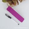 El fabricante suministra bolsa nueva para pluma fuente de fieltro, mini funda creativa de moda para un solo bolígrafo, se puede añadir logo a la funda