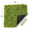 Césped Musgo Artificial Paisajismo Biónico Micro-paisaje Arreglo Adornos Césped Bonsái Planta en Maceta Pavimentación Decoración Colocación