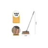 Set Completo de Escoba y Recogedor Combinación Escoba Doméstica Limpiacristales Adhesivo para Pelo Recogedor Artefacto para Barrer el Piso Recogedor de Basura Escoba