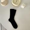 Calcetines blancos estilo ballet para mujer, calcetines de tubo de verano finos de malla de algodón de color sólido, medias transpirables, calcetines de verano apilados