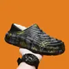 Pantuflas Cerradas de Moda con Estampado para Hombre para Otoño e Invierno, Suela Gruesa, Antideslizantes, Zapatos de Algodón Peludo con Tacto Suave, Pantuflas de Algodón Calientes para el Hogar