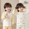 Camiseta de Manga Larga para Bebé Ropa de Primavera y Otoño Ropa Interior Infantil Algodón Puro Capa Base para Bebé Pijama de Niña Body de una Pieza para Niño