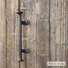 Manija de Puerta Vintage de Hierro Fundido Estilo Europeo para Patio Exterior Jardín Puerta de Madera Puerta de Gabinete Manija Decorativa de Arte de Hierro Pestillo