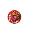 Pingente de Joia Cinnabar Fidelity Pingente de Peixe Dourado Pintado com Areia Vermelha de Alta Qualidade Quatro Elefantes Lótus Nuvens da Sorte Nuvens Traseiras Pingente do Deus da Riqueza Pingente