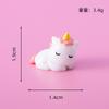 Lindo Dibujo Animado Unicornio Decoración para el Hogar Adornos de Escritorio Nicho de Alta Gama Creativo Decorativo Resina Artesanías Adornos Pequeños