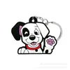 Animal Perro Gato Llavero de PVC Anillo de Llavero Cadena de Llaves Colgante Anillo de Llavero Llave de Coche