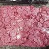 Aplique 2cm Botão de Rosa de Fita DIY Acessórios de Roupa Infantil Acessórios de Roupa Saia Infantil Roupa Infantil Têxtil para Casa