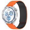 Adequado para Huawei Gt5/Gt4 Samsung Watch4 Madeira Nuvens Grão de Madeira Magnético Silicone Bicolor Pulseira 18/20/22mm