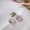 K9 Rosa Rosa Pedrería para Uñas Rosa Claro Súper Brillante Corazón Inclinado Grande Cuadrado Gordo Dulce de Roca Huevo de Paloma Fondo Puntiagudo Pedrería Accesorios para Uñas Decoraciones