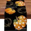 Amazon explosiones calabaza telaraña fantasma blanco Halloween camino de mesa decoración del hogar mesa de comedor restaurante directo de fábrica