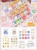 Frisado artesanal DIY Material Bolsa Pulseira Infantil Meninas Brinquedos Meninas Auto-frisado Glaze Pulseira Princesa Colar