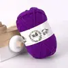 Bola de Lã de Algodão Leite Colorida Infantil Fofa para Bebê Iniciante Tricô Cachecol Material de Boneca Arte de Tricô à Mão DIY