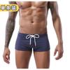 Nuevos Bañadores de Amazon para Hombre Verano con Cordón de Nylon de Cintura Baja Tipo Boxer Venta al por Mayor Secado Rápido Pantalones de Playa para Hombre