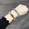 Pulsera de la Fortuna Natural Negro Súper Siete Accesorios Regalo Pareja Joyería de Piedra Ojo de Tigre Cristal Torre Amarillo Pulsera de Cristal