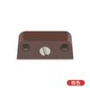 Muebles de Panel Ensamblado Piezas de Plástico de Doble Pata Conectores de Montaje con Núcleo de Aleación de Zinc Conectores de Empalme Dos en Uno para Gabinete
