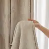 Tela de Cortina Jacquard Simple de Chenilla Nueva de Verano Lujo Ligero Gama Alta Balcón Dormitorio Cortina Opaca Venta al por Mayor