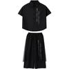 Ropa de moda infantil de hip-hop, ropa de actuación de hip-hop, traje de estilo chino de hip-hop para niñas, ropa de actuación de jazz de moda nacional