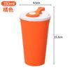 Taza de Silicona de Grado Alimenticio, Reutilizable, Anticaída, Taza con Popote para Niños, Taza Portátil para Enjuague Bucal para el Hogar, Vaso de Cerveza