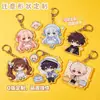 Llavero de acrílico personalizado anime caricatura soporte periférico imán para refrigerador personalizado doble cara pequeño regalo colgante venta al por mayor