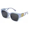 Gafas de Sol Ovaladas Retro con Recortes de Lujo Ligero para Mujer Estilo Ins Gafas de Sol para Hombre Anti-UV para Exteriores 131 Rt004