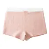 Roupa Íntima Feminina, Cuecas Boxer de Algodão Puro para Crianças, Shorts Antibacterianos 100% Algodão para Meninas Pequenas, Não Apertam
