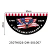 Amazon EE. UU. 250 Aniversario Bandera en Forma de Abanico Festival del Día de la Independencia de América Decoración Conmemorativa Banderín Accesorios Personalización