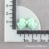 Lazo Brillante de Colores Material de Pegamento de Crema DIY Puntos Pajarita Funda de Teléfono Serie de Colores Macarrón Accesorios para el Cabello para Niños