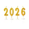 Hola Decoración de Pastel de Fin de Año 2026 Adornos de Goma Blanda Día de Año Nuevo Festival de Primavera Horneado Año del Caballo Buena Suerte Feliz Año Nuevo