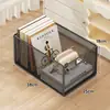 Estante de almacenamiento de libros debajo del escritorio con ruedas, caja de almacenamiento móvil para la organización de libros en el salón de clases de estudiantes de secundaria.