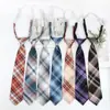 Camisa Uniforme Estilo Japonés Perezoso Cuello jk Corbata Pequeña Femenina Estilo Preppy Nudo Estudiantes Hombres y Mujeres ins Gratis Corta Tendencia