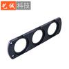 Spot Car Modificado USB Carga de Coche Medidor de Presión Panel Encendedor de Cigarrillos Base de un Agujero y Doble Agujero Placa Fija Panel de Tres Agujeros