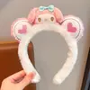 Linda Nueva Diadema de Dibujos Animados para Mujer, Diadema de Felpa para Lavarse la Cara y Aplicarse Mascarilla Facial, Accesorio para el Cabello Antideslizante