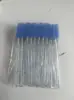 Cepillo de pestañas de cristal en stock para venta al por mayor, rizador de cejas y pestañas de cristal sólido de doble uso, herramienta de belleza de colores para extensiones de pestañas
