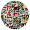 100 Piezas de Pegatinas para Mini Diario de la Banda de Rock Green Day. Pegatinas Decorativas Creativas para Diario DIY Transfronterizas