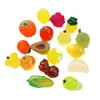 Serie de Bolsas Ciegas de Frutas Luminosas Tridimensionales Accesorios de Resina Pegamento de Crema Estuche para Teléfono Celular DIY Agujero para Pasador Hebilla de Zapato