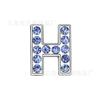 Cuentas de Letras de Pedrería de 8 mm DIY Letras Inglesas con Cuentas Sueltas Adecuadas para Pulseras DIY Pulseras Accesorios de Joyería