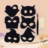Vendas Diretas de Fábrica Transfronteiriça Halloween Máscaras de Animais Raspáveis Festa Dança DIY Máscara Decoração Adereços Atacado